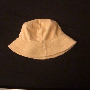Cute baige bucket hat